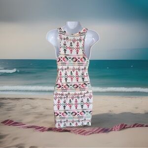 Lascana VENUS Women’s Size 4 Romper Dress Drawstring Waist . Front Pockets. New